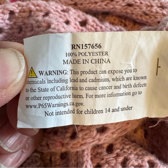 Pink Floral crochet/Knit fairycore Hobo Tote Bag - Picture 4 of 4